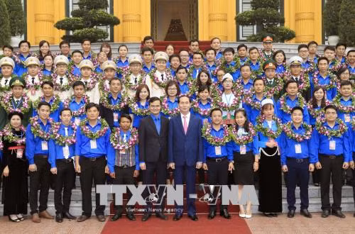 Chủ tịch nước Trần Đại Quang: Tuổi trẻ phải luôn là lực lượng xung kích ảnh 3