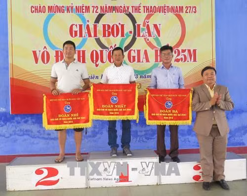 TP Hồ Chí Minh dẫn đầu toàn đoàn Giải bơi - lặn vô địch quốc gia bể 25m ảnh 1