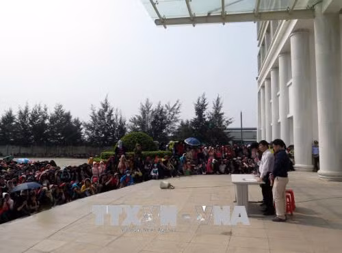 Khoảng 2.000 công nhân Công ty TNHH Yamani Dynasty trở lại làm việc ảnh 1