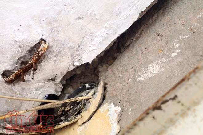 Nguy hiểm rình rập người dân ở khu nhà tập thể cũ nát ảnh 11
