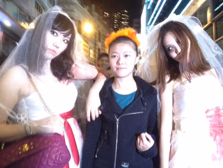 Đêm Halloween “rùng rợn” ở Hong Kong ảnh 8