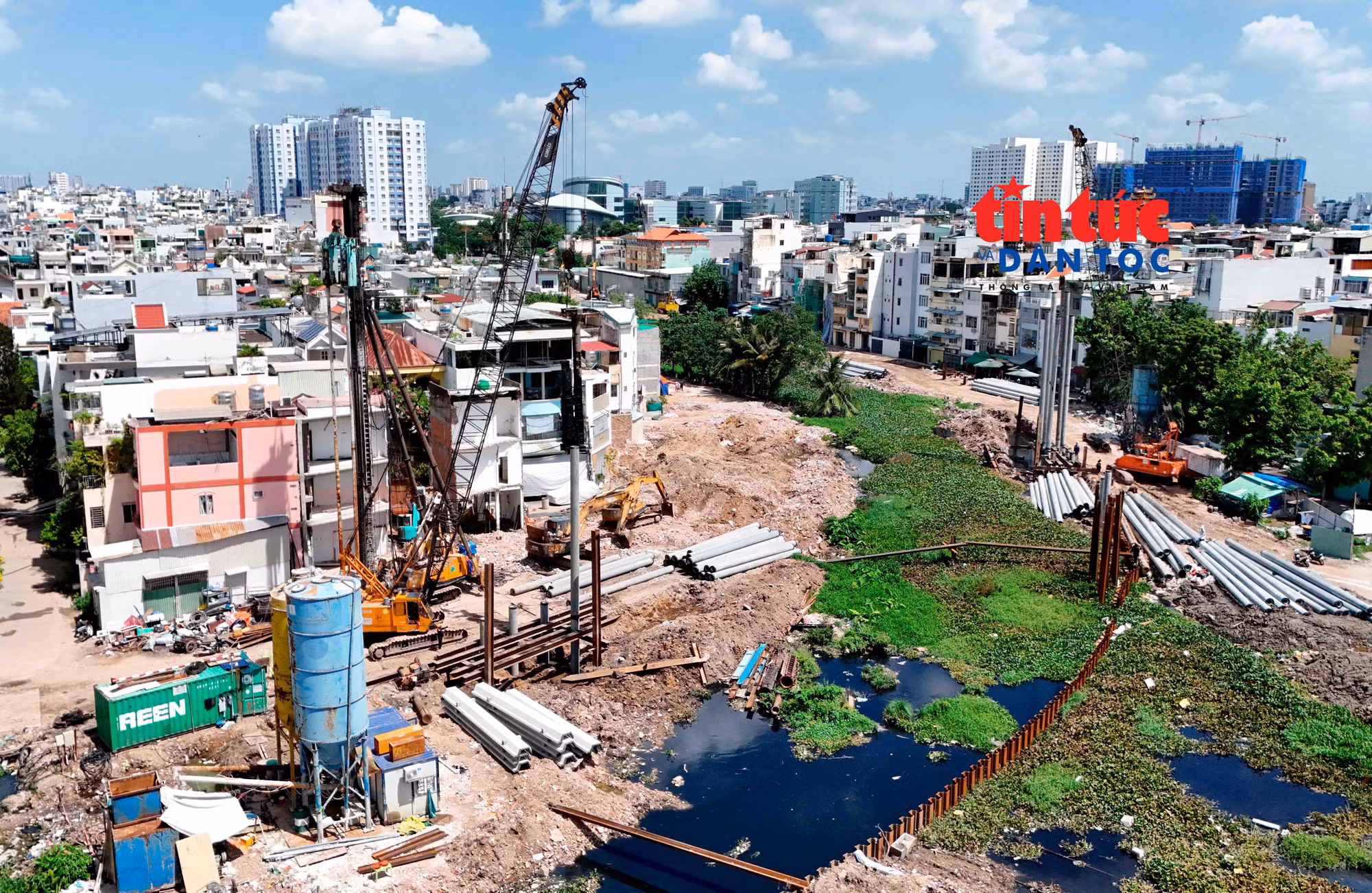 TP Hồ Chí Minh tăng tốc tiến độ thi công dự án rạch Xuyên Tâm 