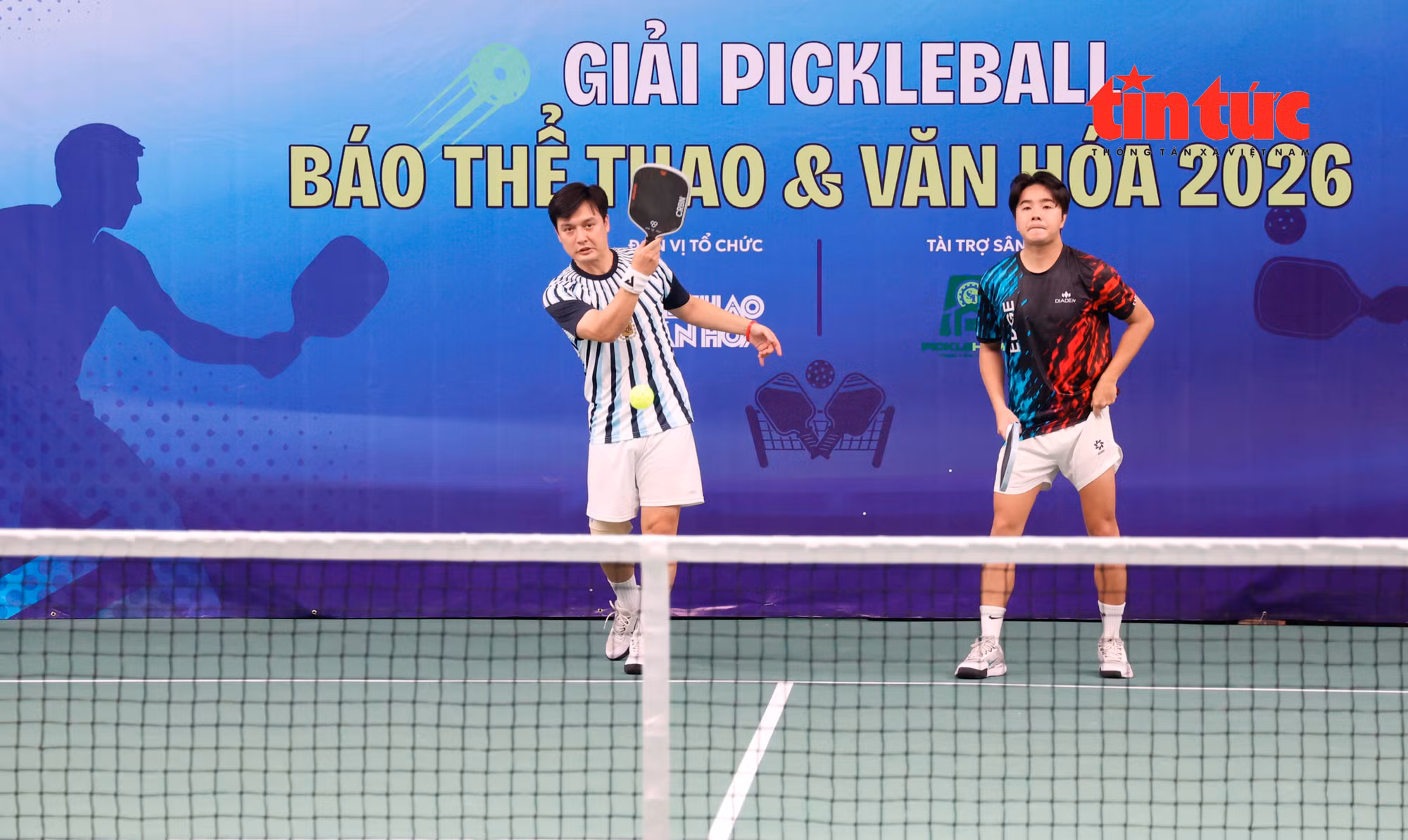 Sôi nổi Giải Pickleball Báo Thể thao và Văn hóa dịp 21/6