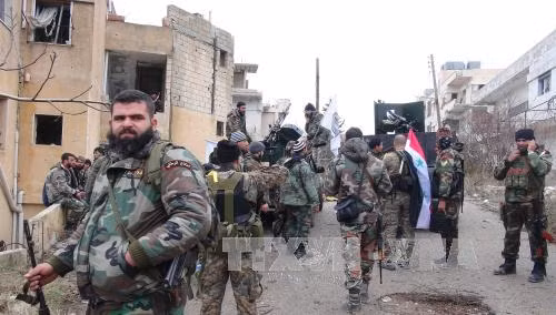 Quân đội Syria tấn công sào huyệt IS ảnh 1