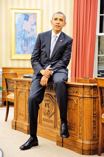 “Chỗ để chân” đặc biệt của Tổng thống Barack Obama ảnh 9