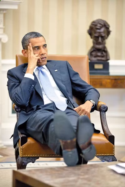 “Chỗ để chân” đặc biệt của Tổng thống Barack Obama ảnh 4