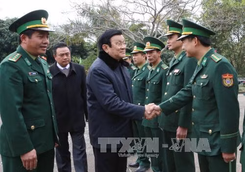 Chủ tịch nước thăm vùng biên giới Lạng Sơn ảnh 2