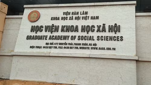 Yêu cầu chấn chỉnh công tác tuyển sinh, đào tạo ở Học viện Khoa học Xã hội ảnh 1