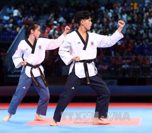 SEA Games 29: Taekwondo có huy chương đầu tiên, bắn súng giành thêm 1 HCB ảnh 1