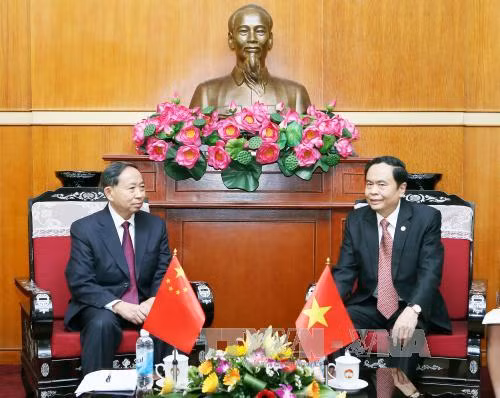 Tăng cường quan hệ hợp tác giữa MTTQ Việt Nam và Chính hiệp toàn quốc Trung Quốc ảnh 1