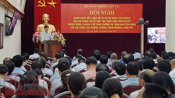 Bộ Giao thông Vận tải quán triệt về phòng, chống tham nhũng, lãng phí ảnh 1