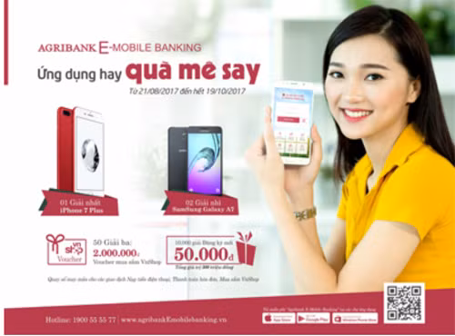 Trúng iPhone 7 Plus với Agribank E-Mobile Banking ảnh 1