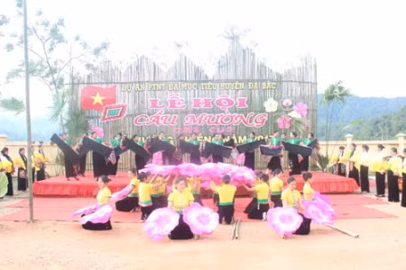 Hòa Bình phục dựng Lễ hội cầu Mường của dân tộc Tày ảnh 1