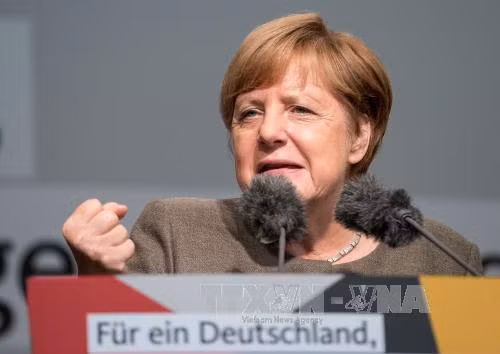 Thủ tướng Merkel tiếp tục khẳng định vị trí dẫn đầu trong cuộc đua bầu cử Đức ảnh 1