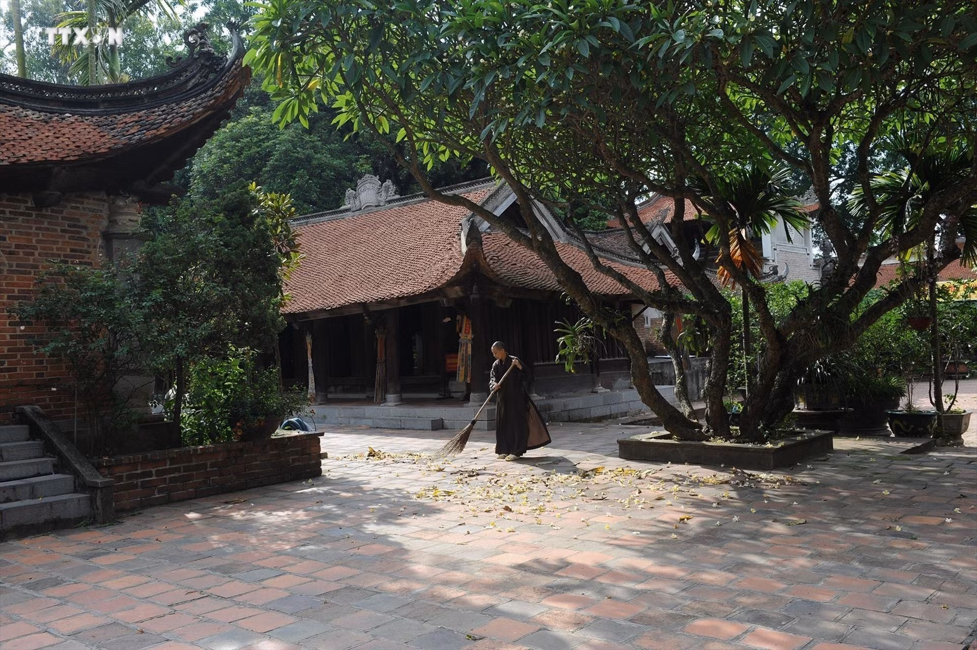 Vẻ đẹp chùa Vĩnh Nghiêm - di sản văn hóa thế giới. Ảnh: Việt Hùng/TTXVN