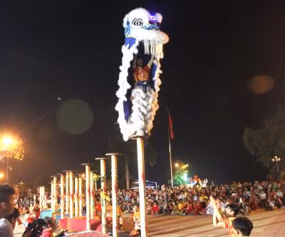 Giải Lân Sư Rồng mừng Đảng mừng Xuân năm 2017 ảnh 1