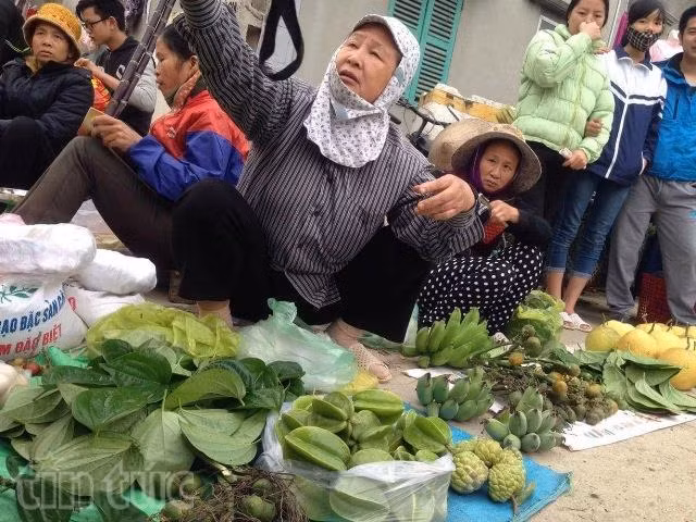 Rau quả 'cây nhà lá vườn' tại chợ Tết quê ảnh 5