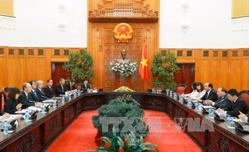 Thủ tướng Nguyễn Xuân Phúc tiếp Đoàn Phòng Thương mại và Công nghiệp Nhật Bản ảnh 1
