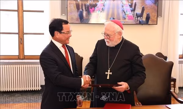 Việt Nam - Tòa thánh Vatican tăng cường trao đổi, thúc đẩy quan hệ hợp tác
