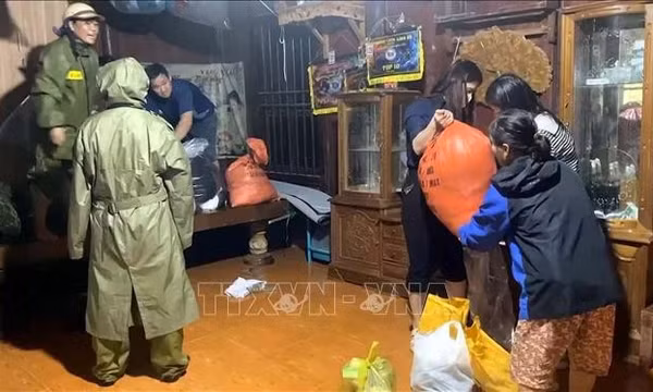 Thanh Hóa: Mực nước sông dâng cao, chủ động sơ tán 191 hộ/734 khẩu