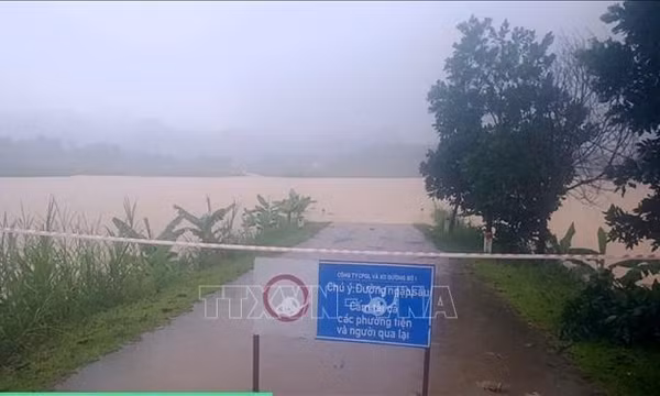Cảnh báo lũ khẩn cấp các sông trên địa bàn tỉnh Thanh Hóa