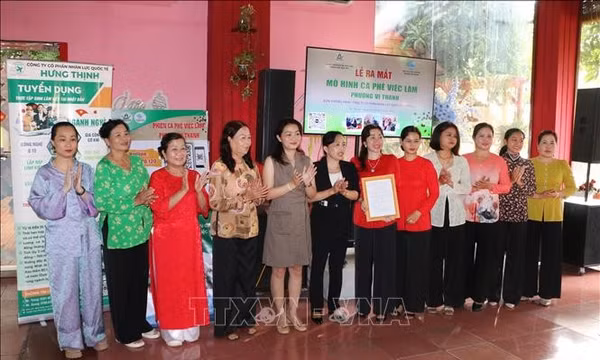 Không gian kết nối tại mô hình 'Cà phê việc làm'