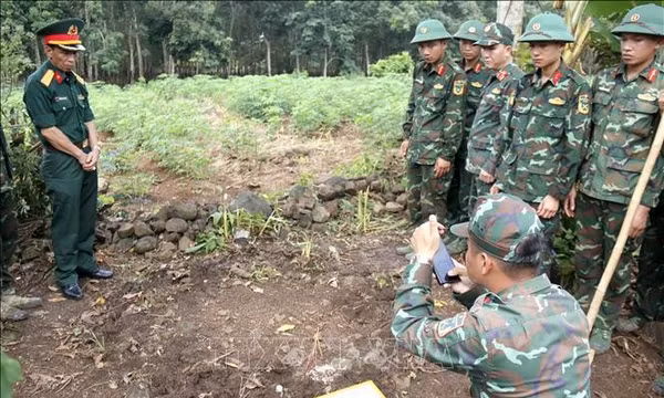 Tìm kiếm, quy tập hài cốt liệt sĩ từ nguồn tin người dân cung cấp