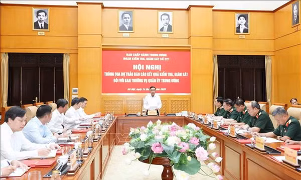 Kết quả giám sát đợt 3 đối với Ban Thường vụ Quân ủy Trung ương
