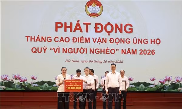 Kêu gọi cộng đồng hưởng ứng tháng cao điểm 'Vì người nghèo' năm 2026