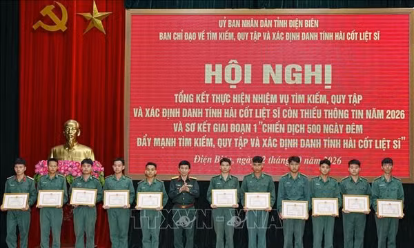 Nâng cao hiệu quả tìm kiếm và xác định danh tính hài cốt liệt sĩ