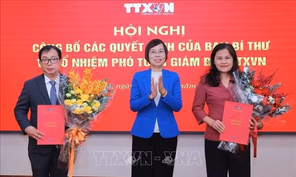 Công bố quyết định Ban Bí thư về bổ nhiệm Phó Tổng Giám đốc TTXVN
