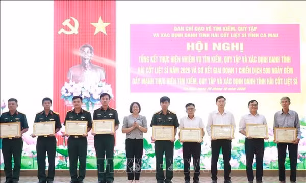 Cà Mau: Về đích sớm công tác lấy mẫu hài cốt liệt sĩ