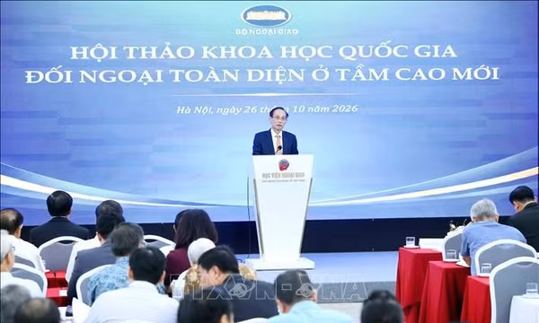 Hội thảo khoa học quốc gia “Đối ngoại toàn diện ở tầm cao mới”