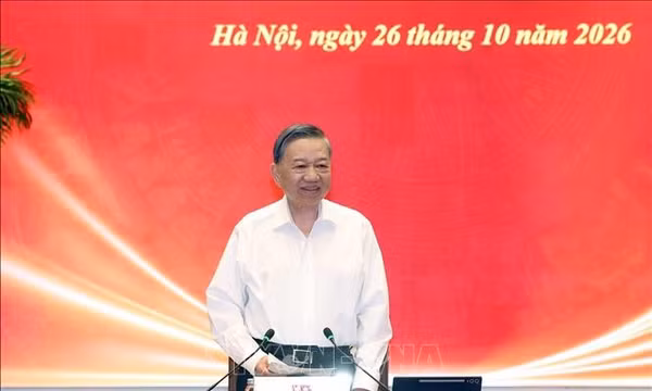 Tổng Bí thư, Chủ tịch nước Tô Lâm chủ trì phiên họp về đối ngoại và hội nhập quốc tế