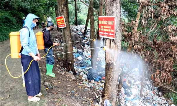 Tuyên Quang tiếp thu, khắc phục ô nhiễm tại bãi rác ở Cốc Pảng