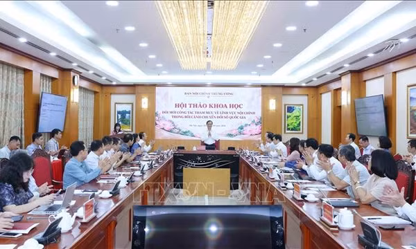 Đổi mới tham mưu trong lĩnh vực nội chính bằng dữ liệu và AI