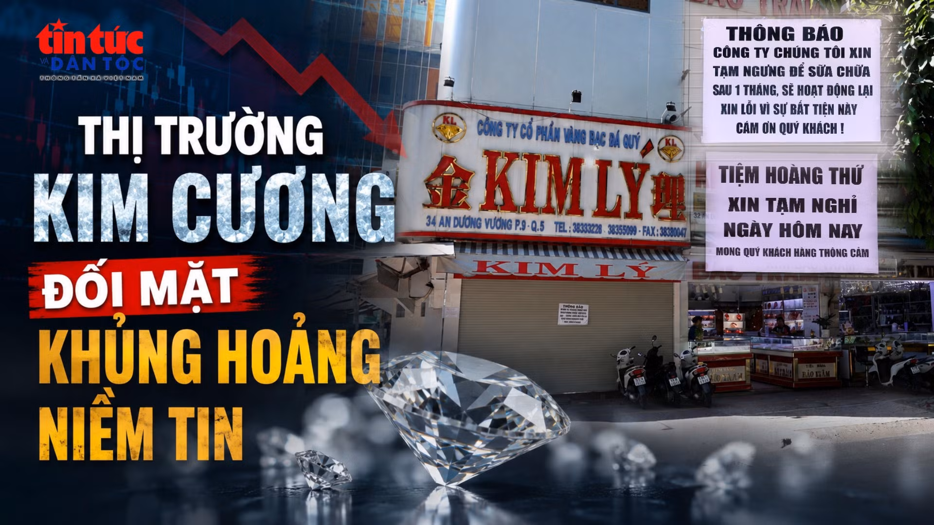 Thị trường kim cương đối mặt khủng hoảng niềm tin