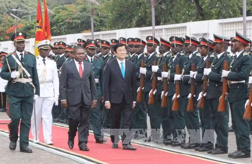 Chủ tịch nước hội đàm với Tổng thống Mozambique ảnh 1