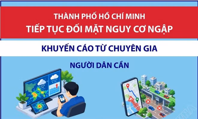TP Hồ Chí Minh đối mặt nguy cơ ngập: Khuyến cáo từ chuyên gia