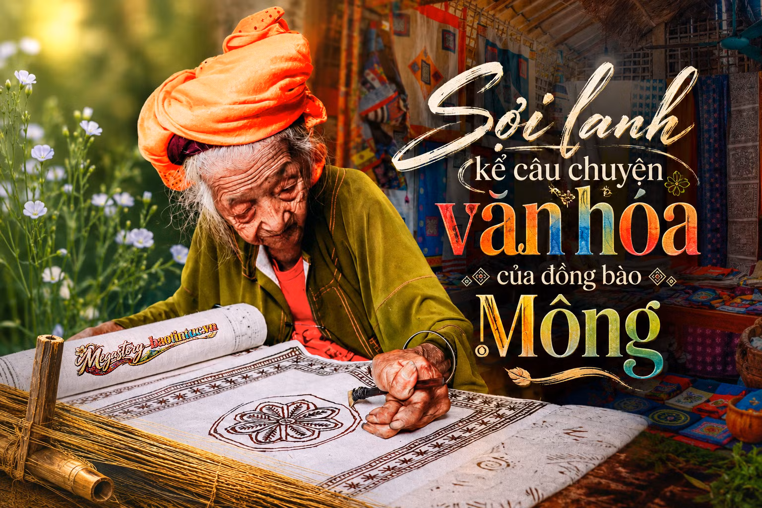 Sợi lanh kể câu chuyện văn hóa của đồng bào Mông