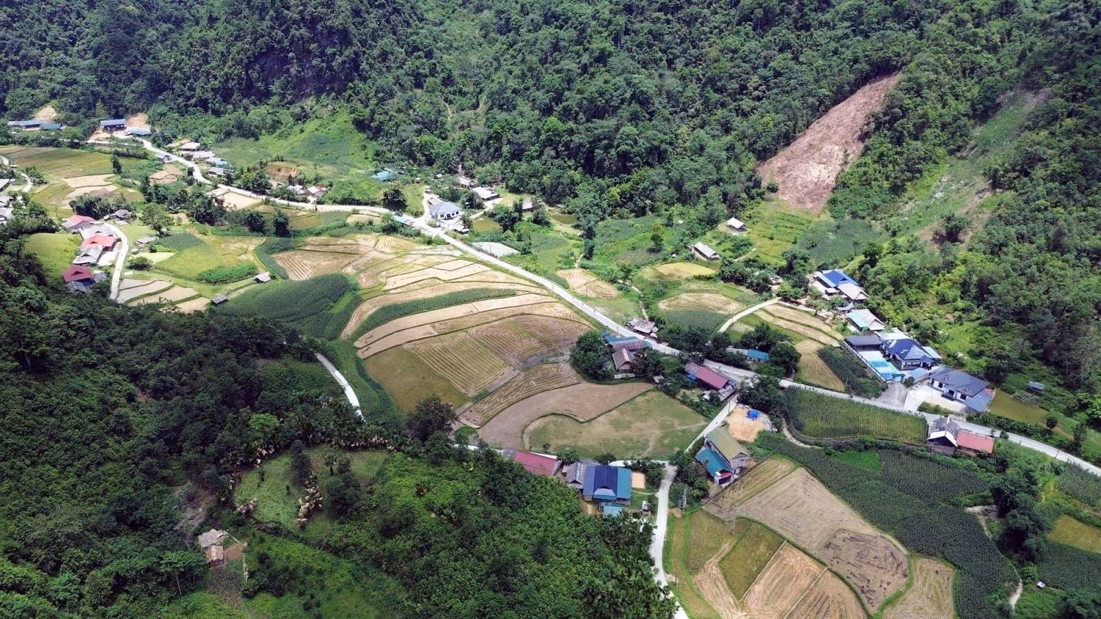 Khung cảnh Làng sáng tạo nội dung số xã Lâm Bình.