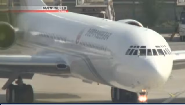 Video máy bay nghi chở lãnh đạo Triều Tiên Kim Jong-un vừa thăm Trung Quốc ảnh 1