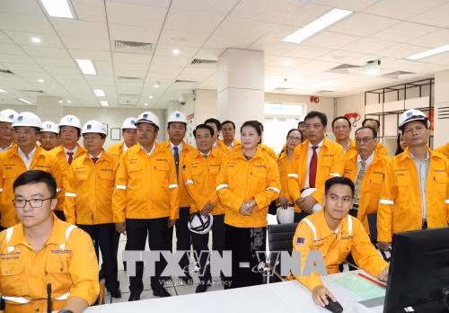 Chủ tịch Quốc hội dự Lễ khánh thành Nhà máy xử lý khí Cà Mau ảnh 4