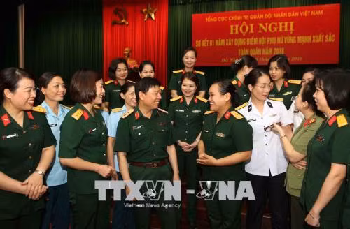 Một năm xây dựng điểm Hội phụ nữ vững mạnh xuất sắc trong toàn quân ảnh 1