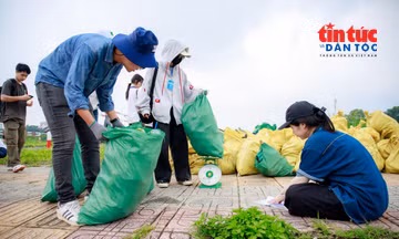 Tình nguyện viên chung tay làm sạch môi trường TP Hồ Chí Minh