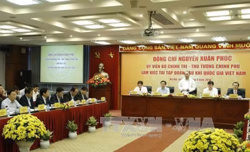 Thủ tướng làm việc với Tập đoàn Dầu khí Quốc gia Việt Nam ảnh 1