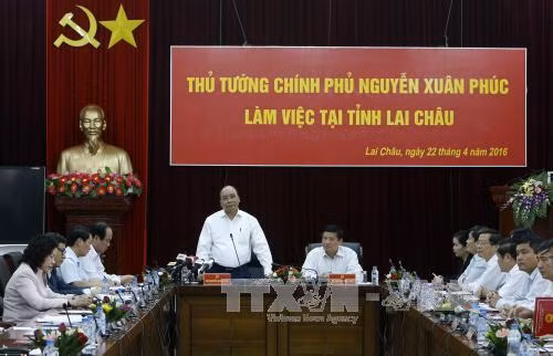 Thủ tướng Nguyễn Xuân Phúc làm việc tại Lai Châu ảnh 1