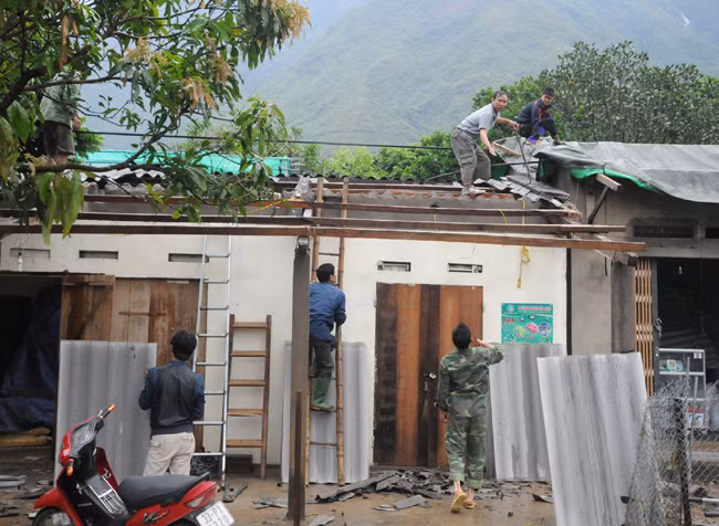 Hình ảnh Lai Châu sau khi gió lốc đi qua ảnh 8