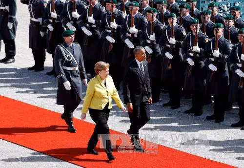 Tổng thống Obama thăm Đức ảnh 1