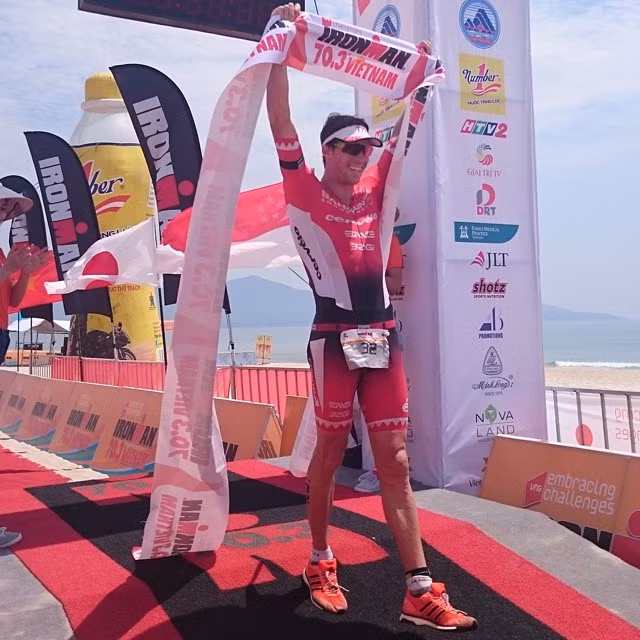 Người nổi tiếng chinh phục thành công thử thách Ironman 70.3 Việt Nam ảnh 1